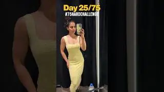 Day 25/75 hard challenge!&nbsp;✨