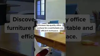 Upgrade Your Office Space: The Secret to Choosing Perfect Office Furniture! 🪑