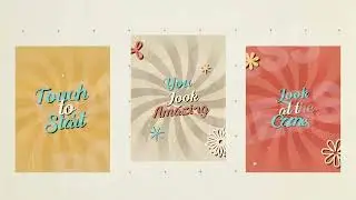 Animated Retro Start Screen Bundle for iPad and Mirror Booth (6 Screens)