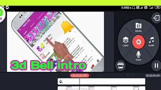 How to make 3d subscribe and bell icon intro on Android || 3d Bell intro kaise banay | sajid monitor