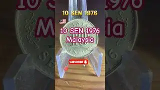 Malaysische 10 Sen 1976 #coin #clips #shortsfeed #money #history #collection #shorts #trending