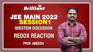 Redox Reaction  | JEE MAIN 2022  | CHEMISTRY | Session 1 | Question Paper Discussion