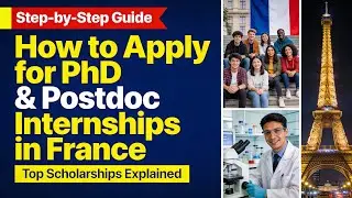 How to Find PhD, Postdoc & Internship Positions in France | Fully Funded Opportunities in France