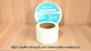 Self adhesive fiberglass mesh tape