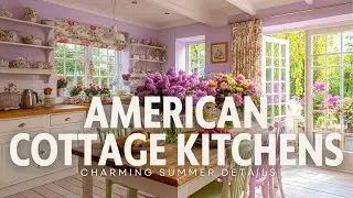 20 Vintage American Cottage Kitchens with Charming Summer Details to Swoon Over