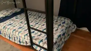 Low to the Ground Cozy Bunk Bed without Feeling Cramped #founditonamazon #amazonhome #bunkbed