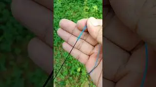 best Knot for Braid to Mono #fishing #squareknot #fishingknot #fishingtips #fishingmethod