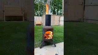 Calor Gas homemade wood burner