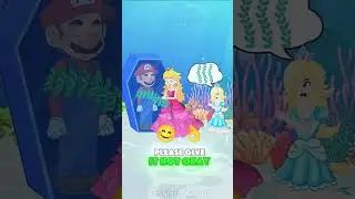 Princess Peach on her journey to rescue Prince Mario 💪 Peach found True Love 💗