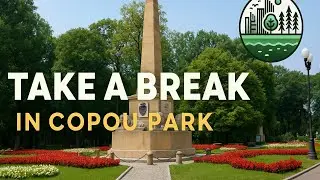 Relaxing Walk in Copou Park, Romania | Nature Sounds & Peaceful Scenery | City Nature Vibes