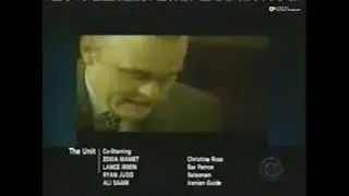 The Unit CBS Split Screen Credits