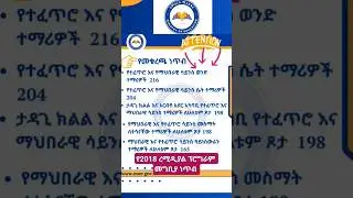የ2018 ረሜዲያል ፕሮግራም ለመማር የመግቢያ ነጥብ ታውቋል Remedial Program cut off point   #2018remedialprogram