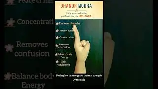 Dhanur Mudra for Clarity ✨ #yoga #mudra #peace #shortvideo