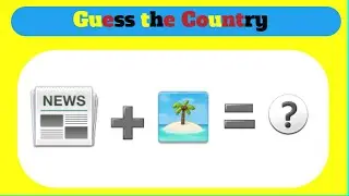 Guess the countries with *emojis*🔥my guarantee you not do it 😱🔥