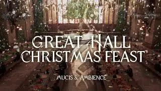 Great Hall Christmas Feast  | Dark Christmas Music & Ambience