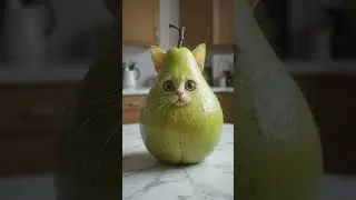 Pear cat video 🥳🤪 #cat #catlife #fluffycat #catgoals #cutecat #catmood #catphoto #catsoftiktok