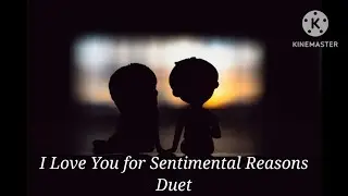 I Love You for Sentimental Reasons | Flute Duet (Jazz Ver.)