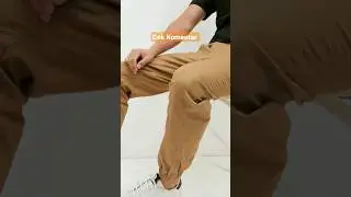 Celana Panjang Pria Jogger Slim Fit Stretch Dark Yellow C1118 M231 #racunshopee