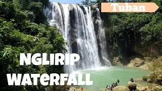 The View onNglirip Waterfall, One of Potential Tourism Object in Tuban - East Java