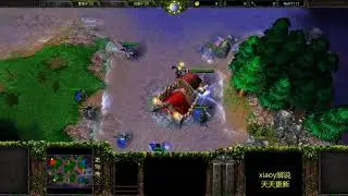 最后一个建筑 魔兽争霸xiaoy解说moon lyn