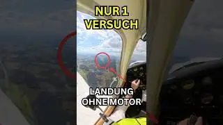 Notladung ohne Motor... Wie schwer ist das? 🛬 #ppl #flugzeug