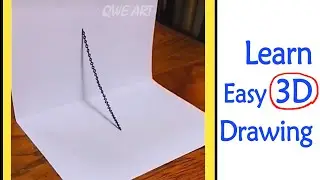 Very Easy 3D Drawing | 3D Chain Drawing on paper