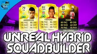 FIFA 16 UNREAL 75K HYBRID SQUAD BUILDER! w/ SIF MAN&Eacute;, FIRMINO & FELIPE ANDERSON!