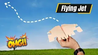 How to make paper Jet 🚀 | paper rocket | flying Paper plane | paper craft idea | fighter jet flying 