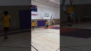 i got up on this lob crazy! #shorts #viral #basketball #sports #explore