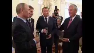 Putin wishes Exxon and Rosneft success in joint oil project