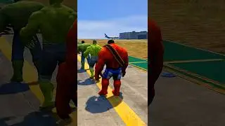 😱 HULK TEAM vs SPIDER-MAN TEAM 🔥 SLAP BATTLE | WHO IS STRONGER? | GTA 5 #shorts #hulk #spiderman