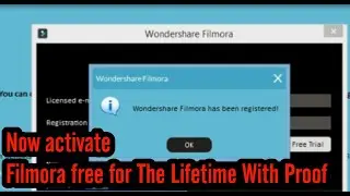 How to activate Filmora For Lifetime 2020