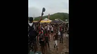 Notorious sound Likkle shabba & bad gyal marie LS stone love in Antigua wet fete 2016 pt 2