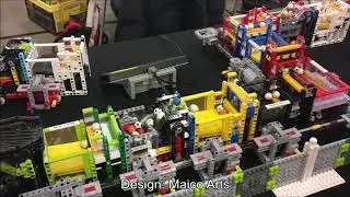 LEGO Great Ball Contraption at BrickMania Antwerpen 2018 in Antwerpen Expo, Belgium
