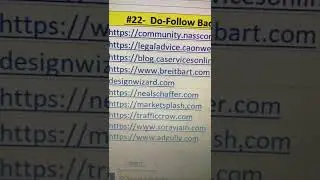 Video #22 👉 Free Backlinks | DA 90+ | Free High Quality Backlinks List 2022