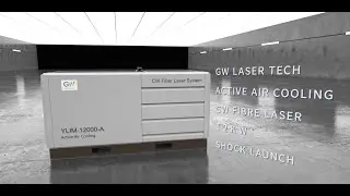 GW Laser Tech Active Air cooling CW Fibre Laser 12kw shock launch