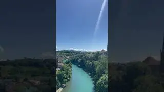 Beautiful Bern city view in spring 2022. Switzerland Bern 4K.