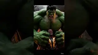HULK vs THANOS 🔥 | Full Fight Hindi | AI Marvel Reel#coldframes #hulk #anime #marvel #demonslayer