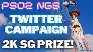 PSO2 NGS Twitter Campaign 2k Star Gem Prize