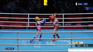 OLYMPIC GAMES TOKYO 2020Boxing Momiji vs Becky pt1