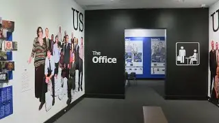 Getting close-up look at Everhart 'The Office' exhibit | 28/22 News