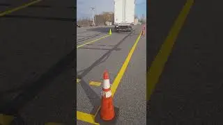Big Truck LIFE CDL A  🚚, Students practice Reverse MVA off-set parking maneuver 💪🏿💯🔥🔥🔥🔥✔️