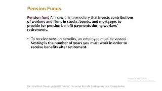 Contractual Savings Institutions: Pension Funds and Insurance Companies