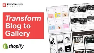 How to Transform Shopify Blog Posts into Stunning Gallery Layouts | Essential Grid Gallery App