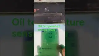 oil temperature sensor issue