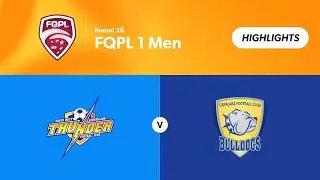 FQPL 1 Men Round 20 - SWQ Thunder vs. Capalaba FC Highlights