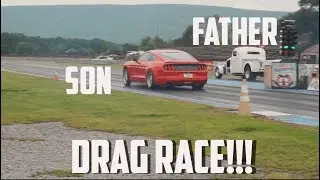 Vortech Charged  Mustang GT vs Stroked International * FATHER VS SON *