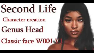 【Second Life】Character Creation Genus Classic Face W001   #SecondLife #SL #セカンドライフ