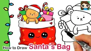 How to Draw Santa's Toy Bag | Christmas Series #6