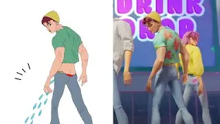 Soda Pop Song | KPop Demon Hunters | Sony Animation | Drawing meme | Funny Video